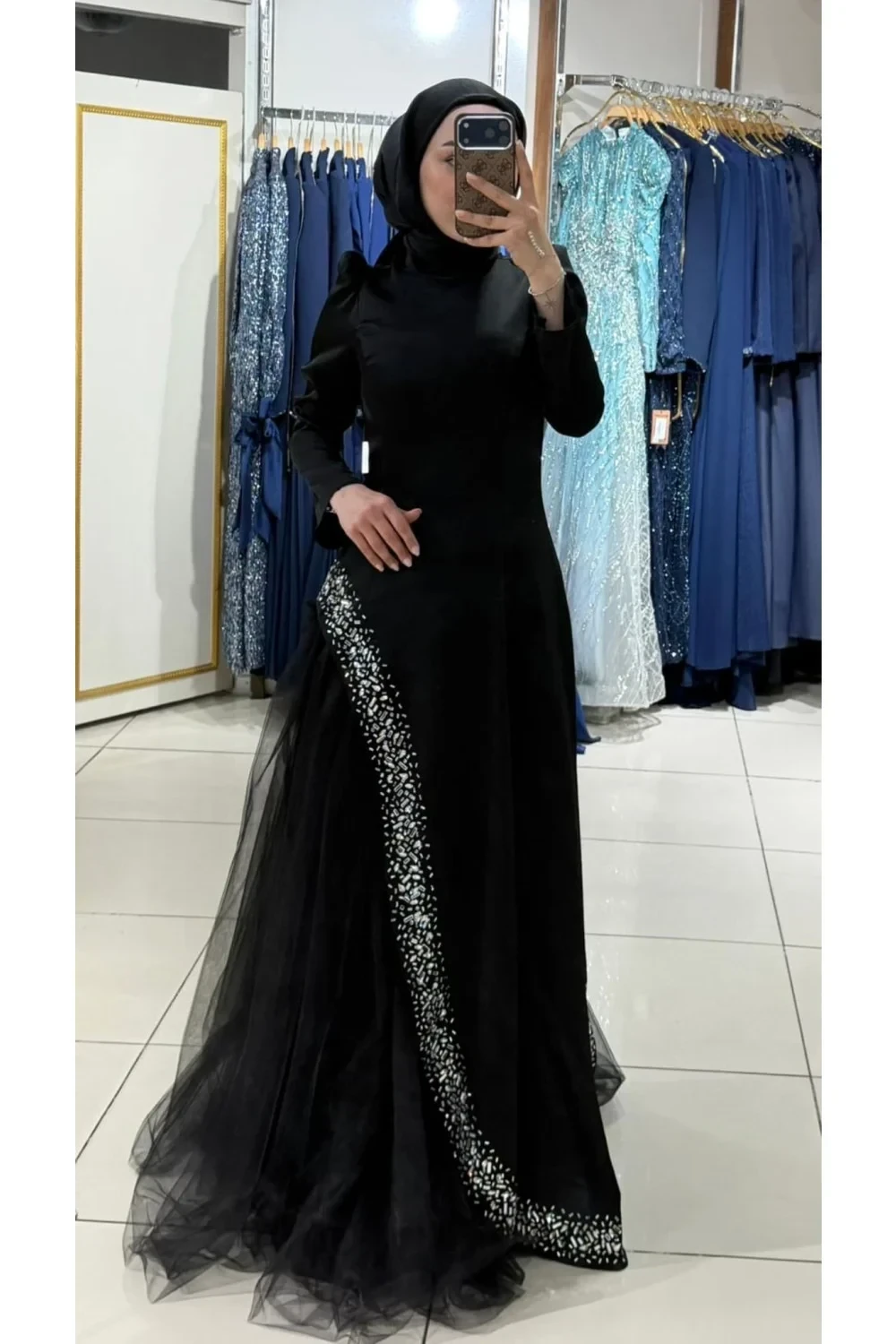 5243 Abiye Siyah