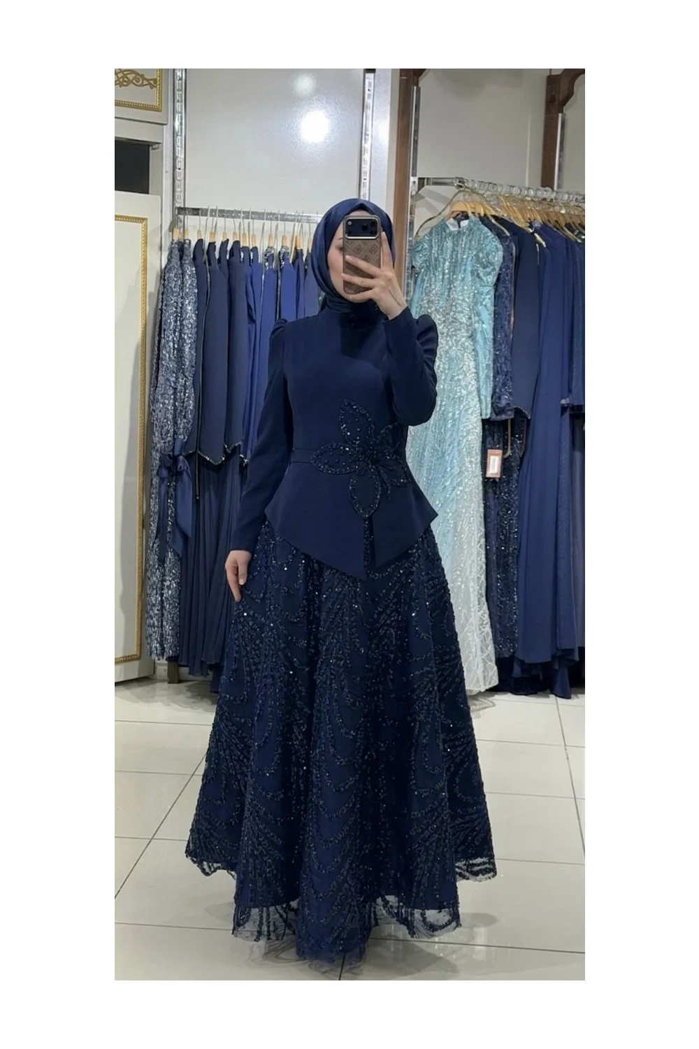 5088 Abiye Lacivert