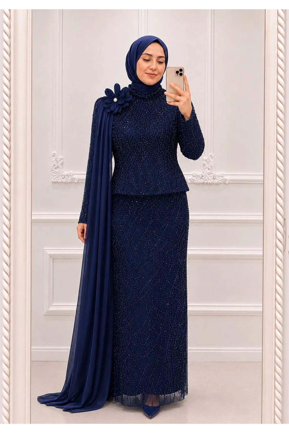 2113 Abiye Lacivert