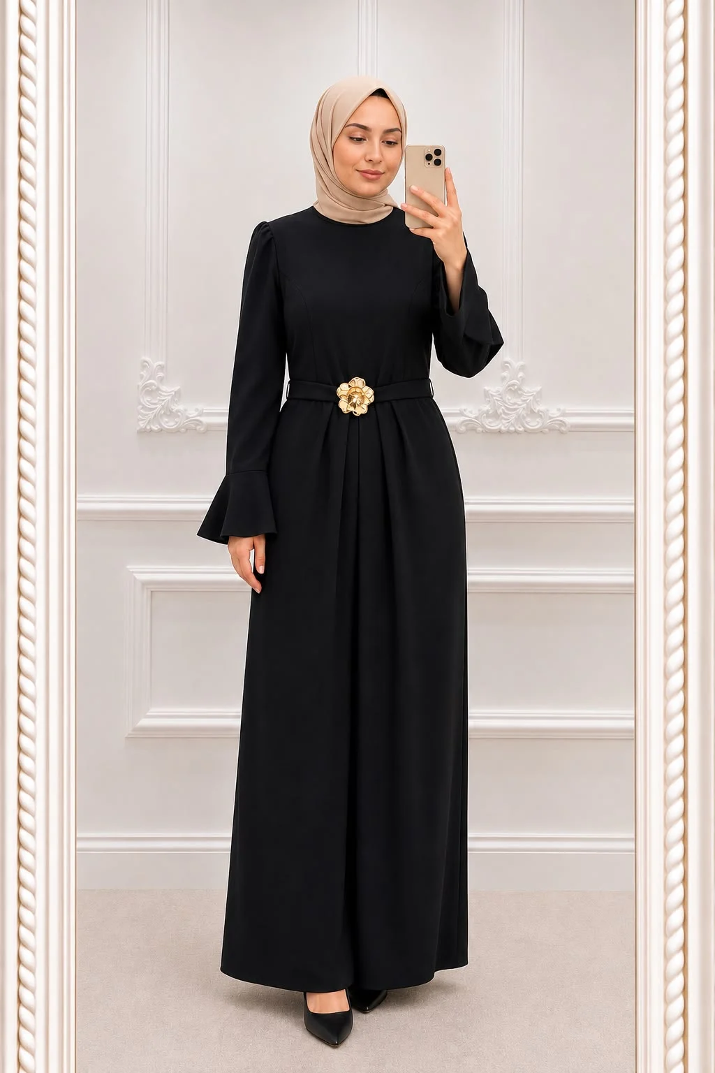 Beyza Elbise Siyah