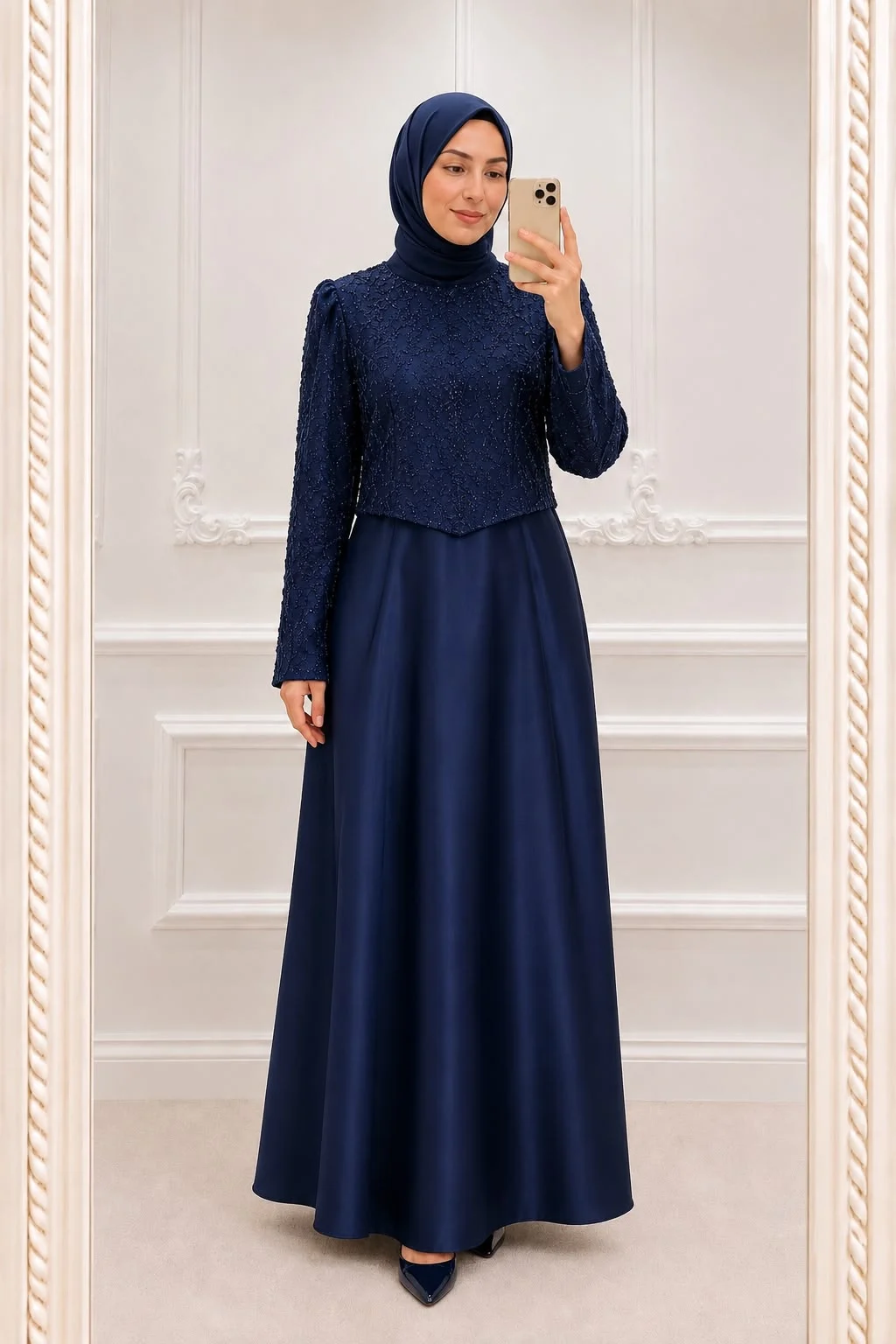 1142 Abiye Lacivert